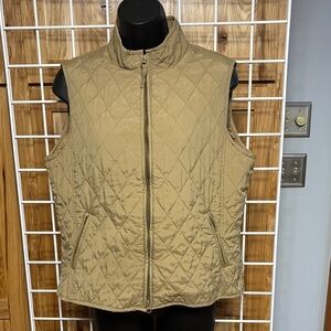 Relativity Men's Tan Quilted Vest